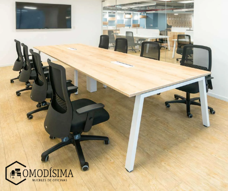 Mesa de reuniones ejecutivas personalizadas de oficina 