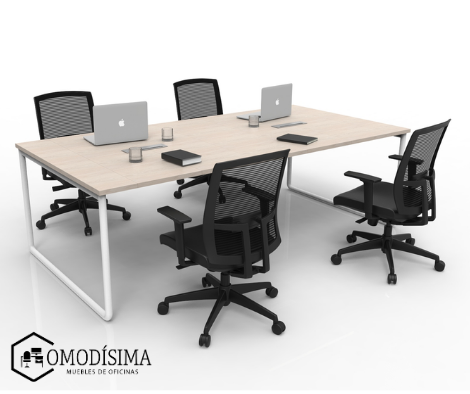 Mesa de reuniones ejecutivas personalizadas de oficina 