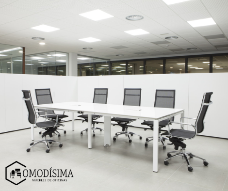 Mesa de reuniones ejecutivas personalizadas de oficina 