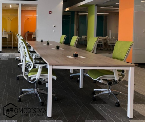 Mesa de reuniones ejecutivas personalizadas de oficina 