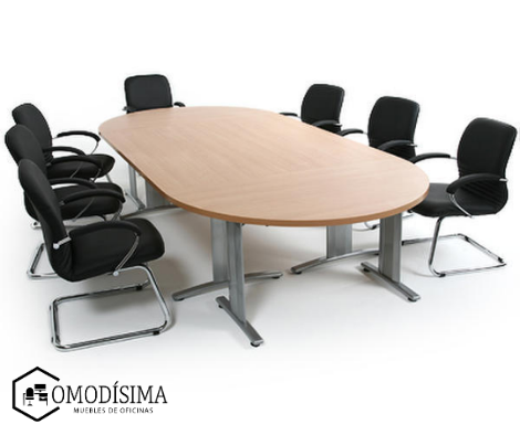 Mesa de reuniones ejecutivas personalizadas de oficina 