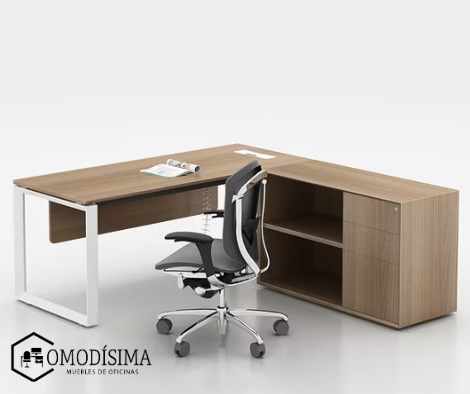 Escritorios personalizados y modernos de oficina Quito melamina moderno l silla