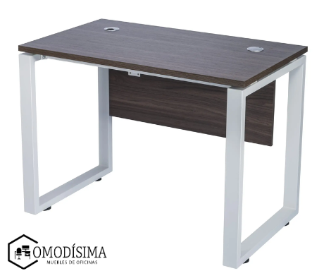 Escritorios personalizados y modernos de oficina Quito melamina metal cajonera pata cuadrada mesa